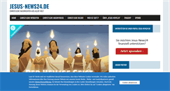 Desktop Screenshot of jesus-news24.de